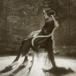 Vintage Hollywood: Adolph de Meyer - Jeanne Eagels | Fine Art Print | Theatrical Portrait | Glamour Wall Decor
