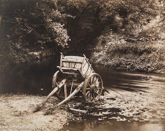 Robert Howlett - El valle del topo, 1855 / Impresión de paisaje antiguo y fotografía victoriana