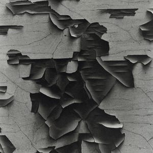 Abstract Black and White Photo: Aaron Siskind - Peeling Paint, Jerome, Arizona, 1949 | Vintage Fine Art Photography | Minimalist Wall Decor