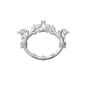 Baroque Ornate Oval Frame STL File – 3D Printable Decorative Frame for Wall Art, Mirrors, CNC, Laser Engraving or Resin Casting
