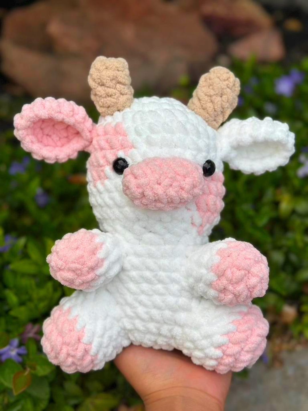 Sitting Cow Pattern Crochet Sitting Cow Downloadable Pattern - Etsy