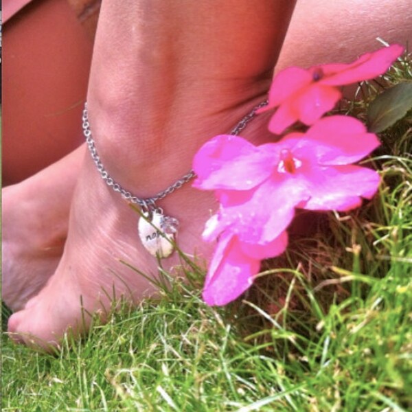 NEW-Hand Stamped ANKLETS  by DC&T