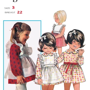 Size 3 - Dress and Pinafore - PDF Digital Pattern