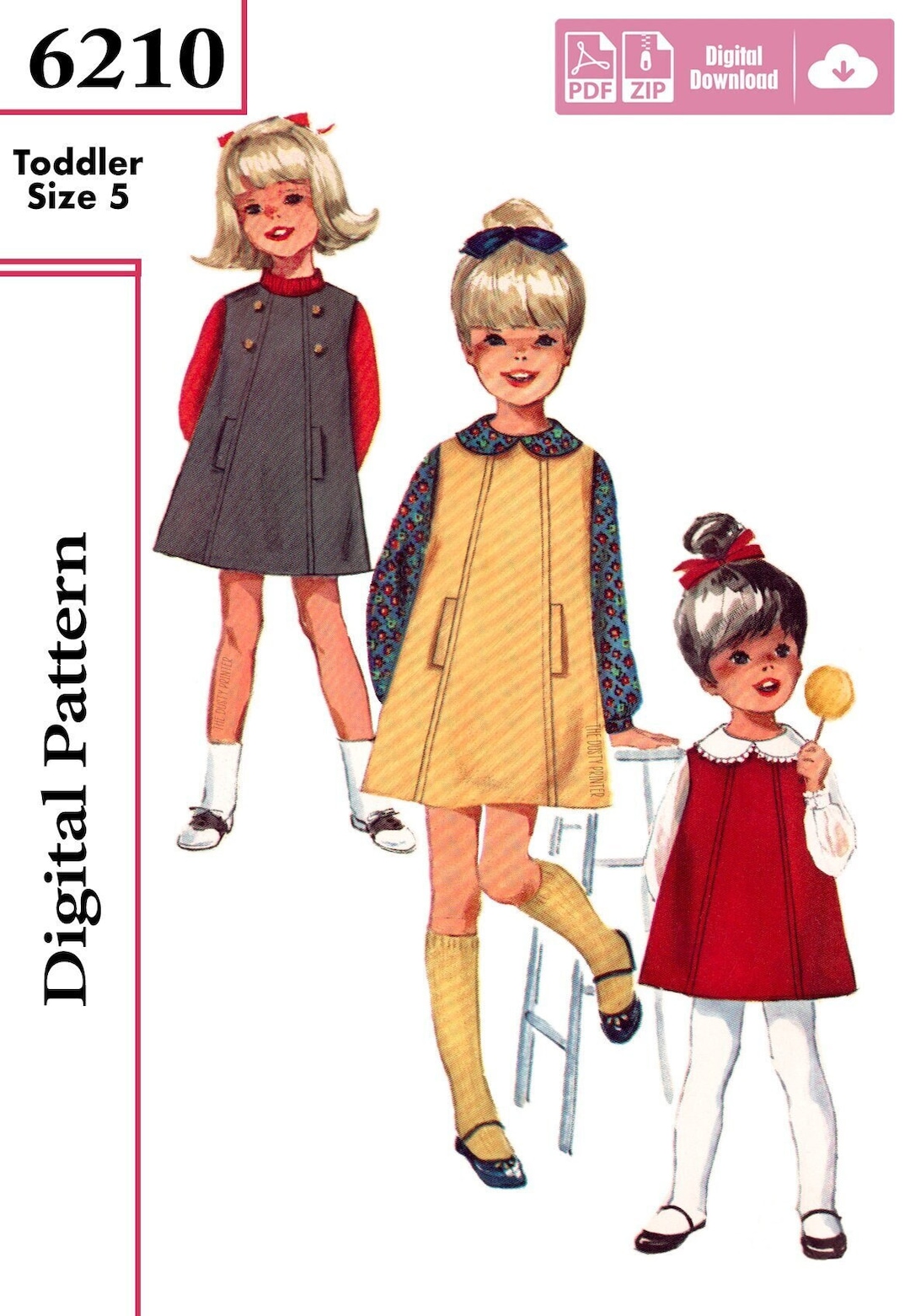 Size 1960s Child's Jumper and Blouse Child, Toddler, Kids