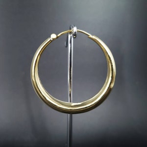 Cerchio tribale, orecchini in ottone semplice, cerchi gypsy, orecchini boho, Gaia 188-189