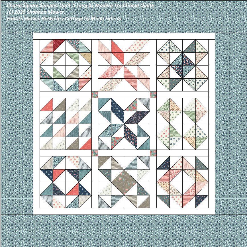 New! Beginner- Nine Patch Charm Square Sampler - Etsy