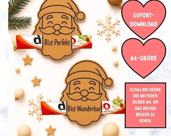 Druckvorlage Weihnachten – Nikolaus-Geschenkidee | Duplo-Geschenkidee für Kinder | Weihnachtliches Mitbringsel | Nikolaussachchen