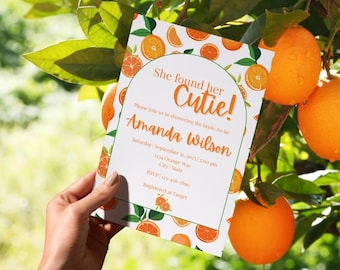 Plantilla de invitación para despedida de soltera "Ella encontró a su belleza"