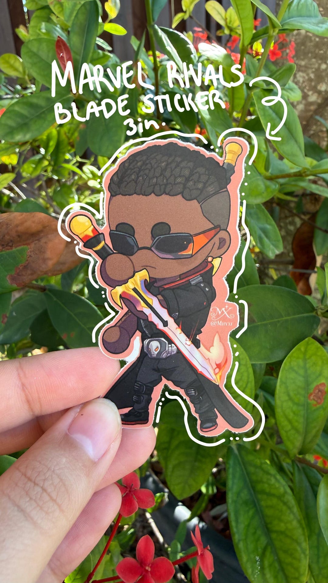 Marvel Rivals Sticker Sheets Invisible Marvel Rivals Blade 3in. Vinyl Sticker - Etsy