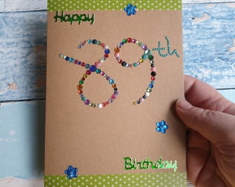 89th birthday card , blank inside 89