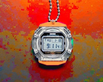 Keychain Watch | Digital Watch on Bags and Belt Loops