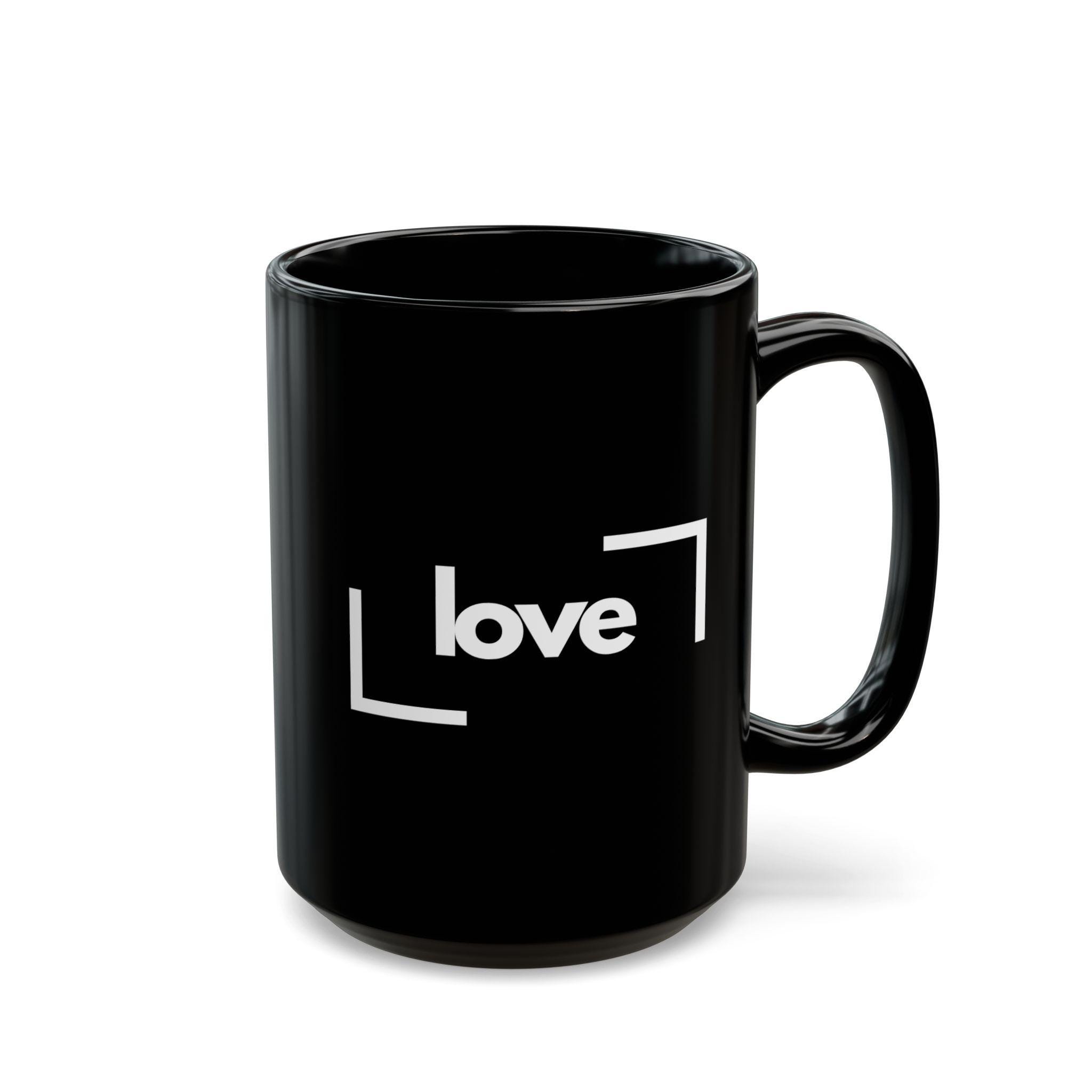 LOVE™ no boxes. no labels. just love. 15oz Ceramic Mug | Minimalist Love, Sip with Purpose, Stylish Coffee Cup, Great Gift, Modern Home