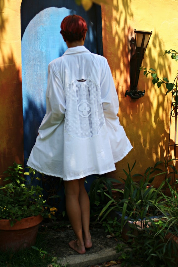 White cotton online babydoll nightie