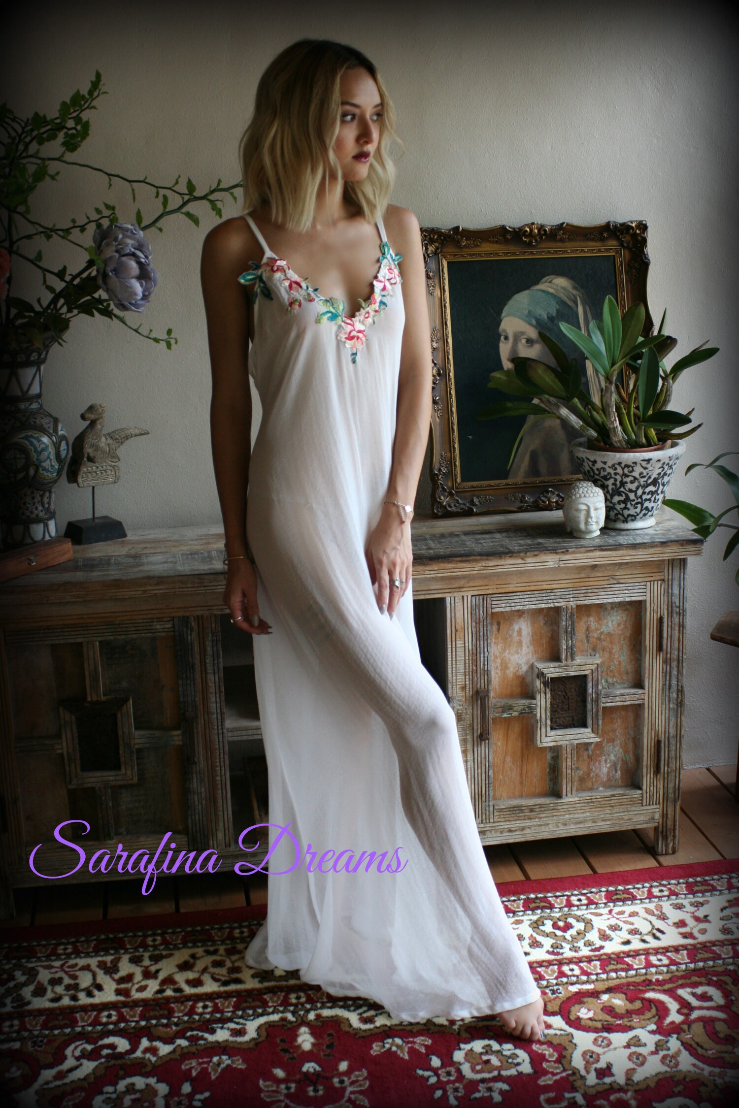Bridal Chiffon Nightgown Bridal Sleepwear Wedding Lingerie | Etsy
