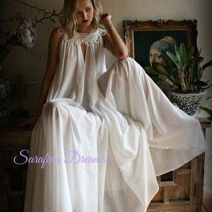 100% Cotton Nightgown Jane Austen Full Sweep Lingerie Sleepwear ...
