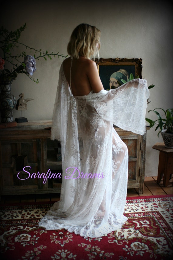 Bridal Lace Backless Nightgown Wedding Lingerie Bridal Lingerie