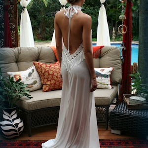 Halter nightgown sales