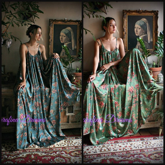 Cotton Nightgown Victorian Cotton Sleepwear Jane Austen Sleepwear Cotton  Lingerie Embroidered Lace Cotton Bridal Sleepwear 