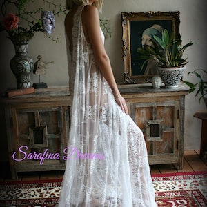Bridal Lace Backless Nightgown Wedding Sleepwear Bridal Lingerie off ...