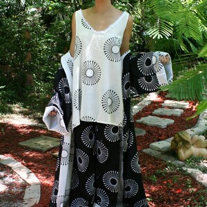 100% Cotton Pajama Exclusive Limited Edition Block Print Sleepwear Lingerie Lounge Cruise Honeymoon Indian Summer image 5