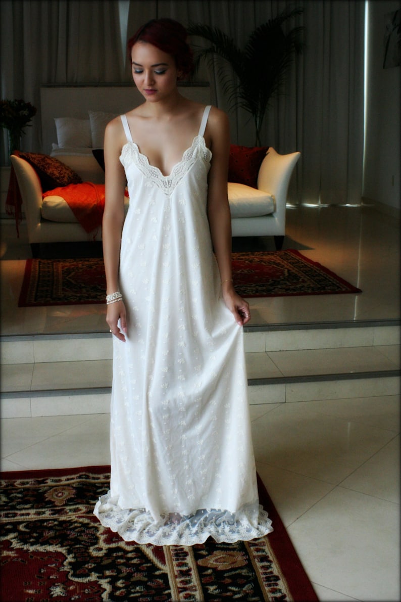 Lace Bridal Nightgown Bridal Lingerie Lace Satin Backless - Etsy