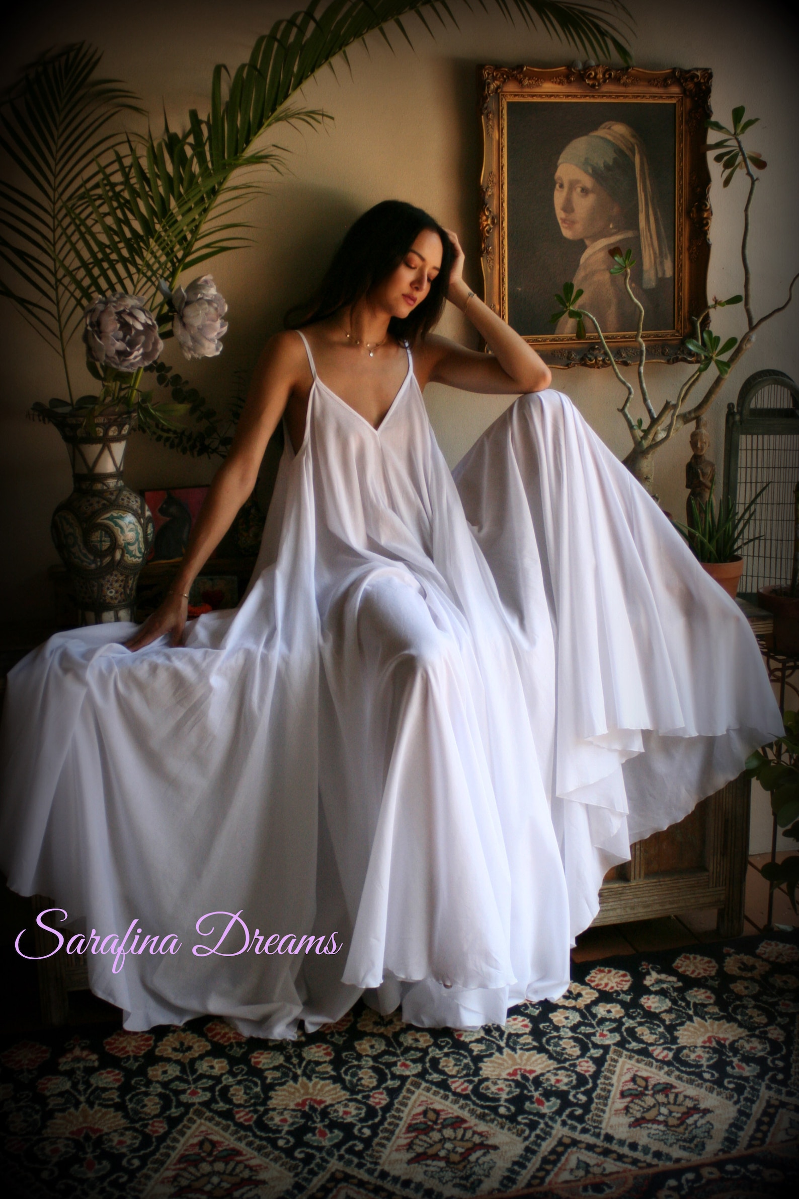 100% Cotton Nightgown White Cotton Nightgown Bridal White - Etsy