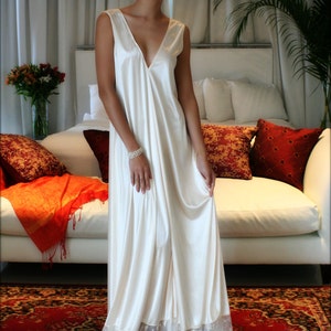 Satin bridal cheap nightgown