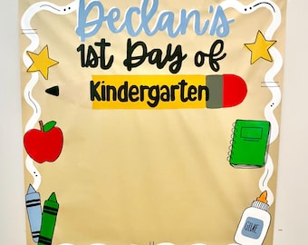 Hand Painted Custom Back to School Banner