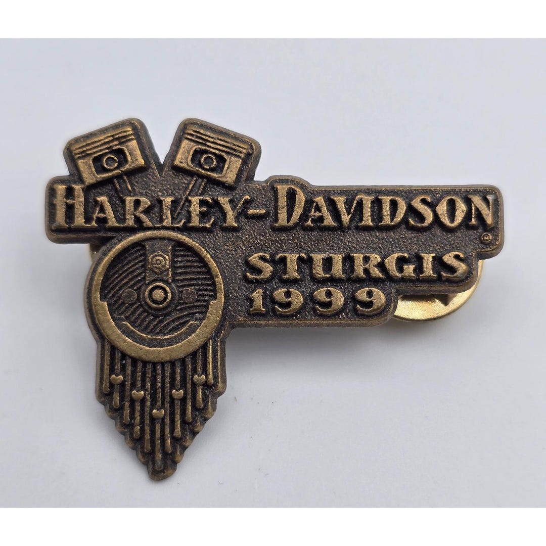 Vintage Harley Davidson Sturgis 1999 Lapel Pin Motorcycle Rally ...