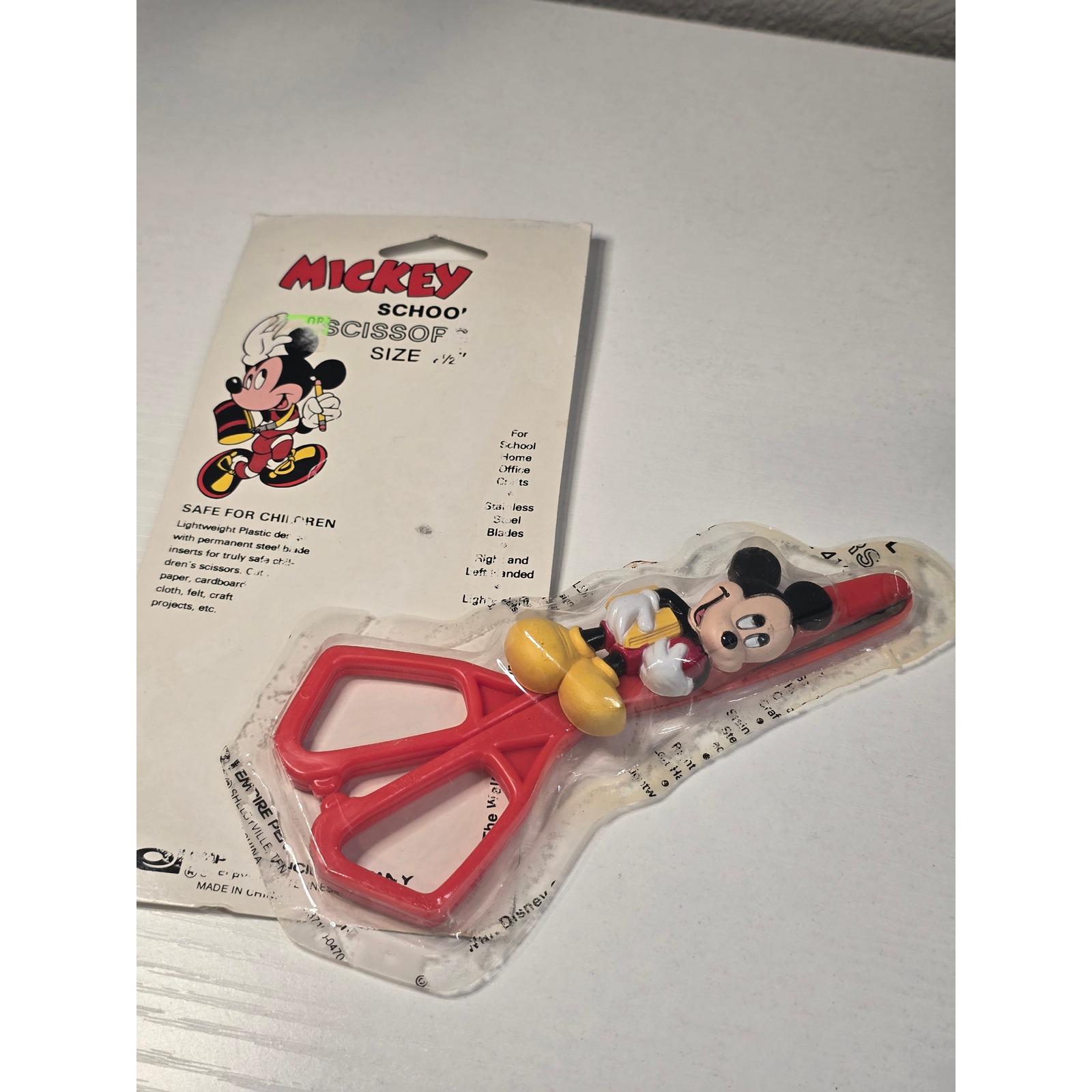 Vintage Disney Mickey Mouse Kids Scissors Stainless Steel Empire Pencil ...
