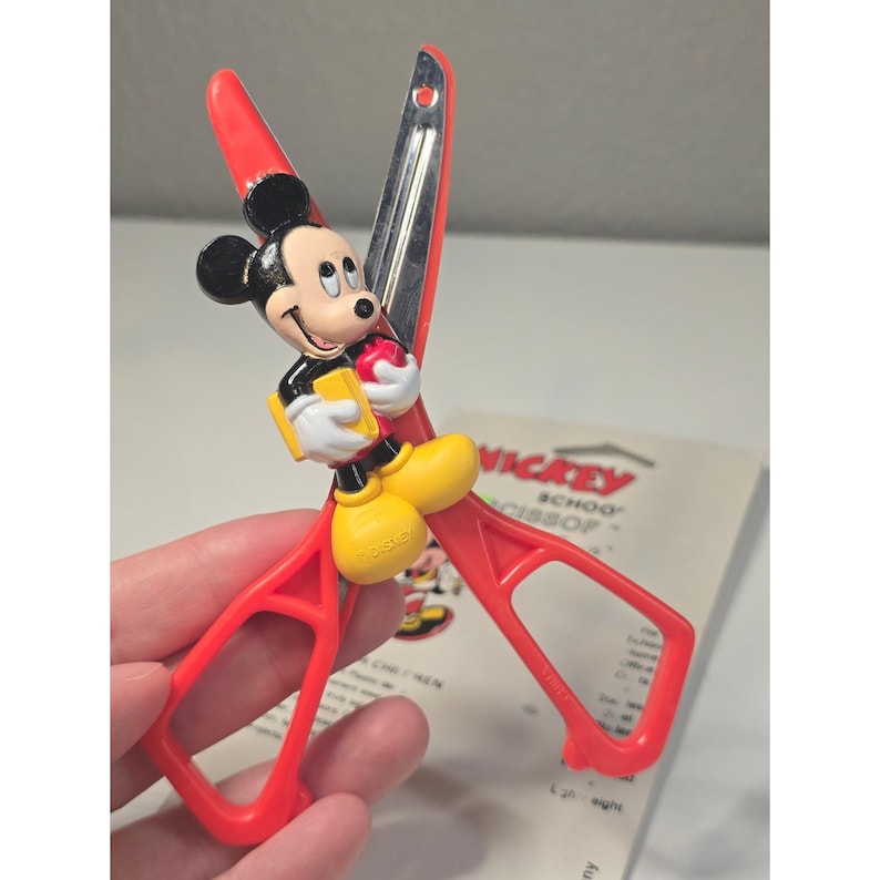 Vintage Disney Mickey Mouse Kids Scissors Stainless Steel Empire Pencil ...