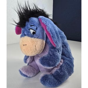 Vintage Y2K Disney Store Eeyore Plush Beanbag Stuffed Animal Winnie The Pooh