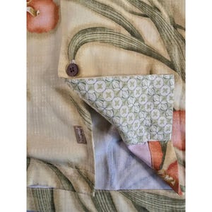 Y2K Tommy Bahama Mens XXL 100% Silk Button Down Yellow Floral Tropical Vacation image 6