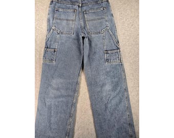 Pantalones vaqueros Carters Carpenter vintage de los 90, talla 10 para niños, de mezclilla, 24x25, pierna ancha, estilo Y2K.