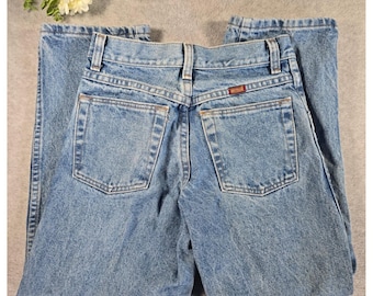 Rustler Boys Vintage 90s Straight Leg Denim Jeans Size 10 Reg Classic Cotton