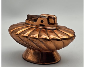 Vintage Ronson Regal bordständare koppar Art Deco mitten av århundradet MCM 50-tal