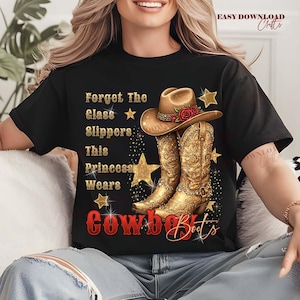 Girly Cowboy Boots Png, Boots On The Ground PNG, Country Glitter Boots, Rodeo Fashion Cowgirl, Boots Sublimation Png, Western Cowgirl Design