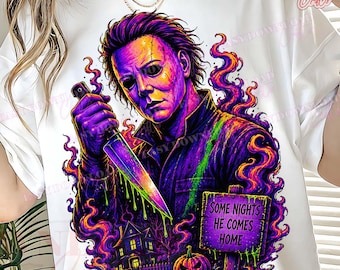 Halloween Slasher Character PNG, Halloween PNG, Spooky Season PNG, Movie Night Joker Mashup, Horror Character Sublimation, Scary Movies Png