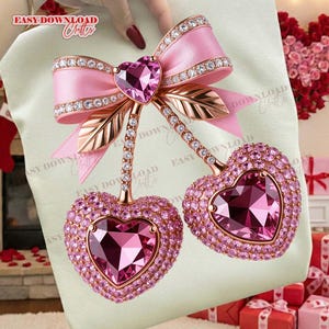 Broche Cœur Cristal Rose Pretty Pink Love - Broche Fantaisie Sans Marque, Neuve Sans Emballage