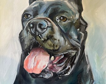 18x24 pet painting, oil, one pet