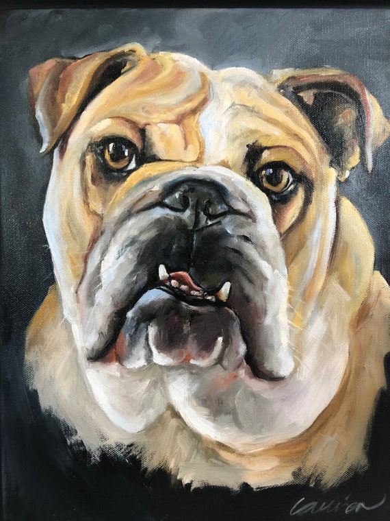 12x12 pet paiting, oil on canvas