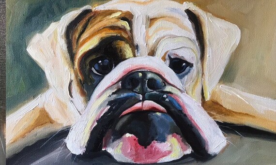 16x20 pet portrait, oil painting, one pet