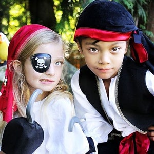 Piraten Piraten Jungen Halloween Kostüm Kleinkind-Größen bis Kindergröße 10 Jahre alt.