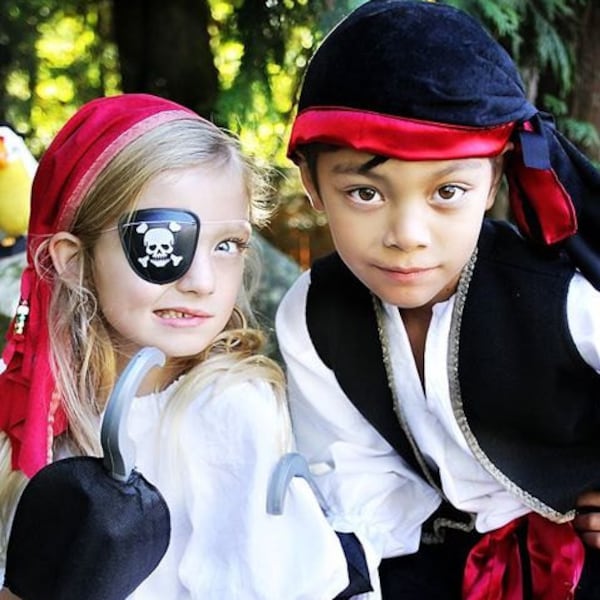 Pirate Pirates Boy Halloween Costume toddler sizes through kids size 10 years old.