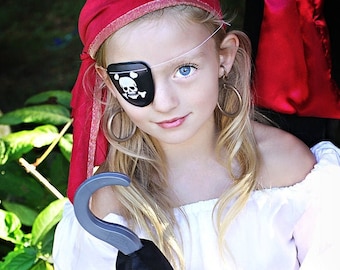 Pirate Pirates Girl Halloween Costume sizes through kids size 10 years old