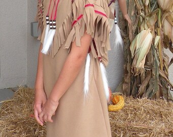 thumbnail image 2 of CK60 Lil Indian Girls Native Pocahontas Toddler Child Costume For Book Week & Parties 2 of 4