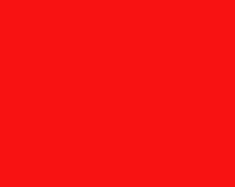 55" Wide Solid Tomato Red Oilcloth Fabric
