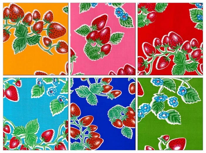 OilclothByTheYard  Strawberry Your Choice by the Yard