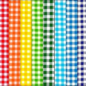 Oilcloth By The Yard Gingham Your choice of Color