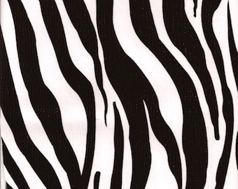 Oilcloth By The Yard Zebra Black